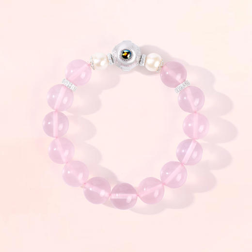 好运连珠 粉水晶斗姆手串 商品图3