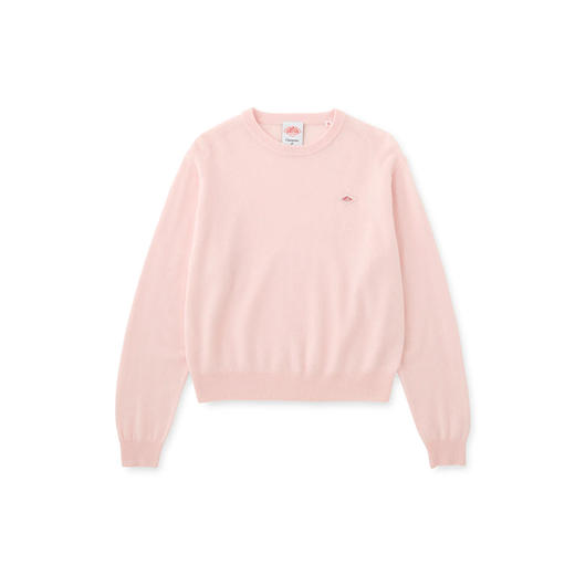 DANTON LMW_CREW NECK P.O L/S 女装纯羊毛圆领毛衣 商品图0