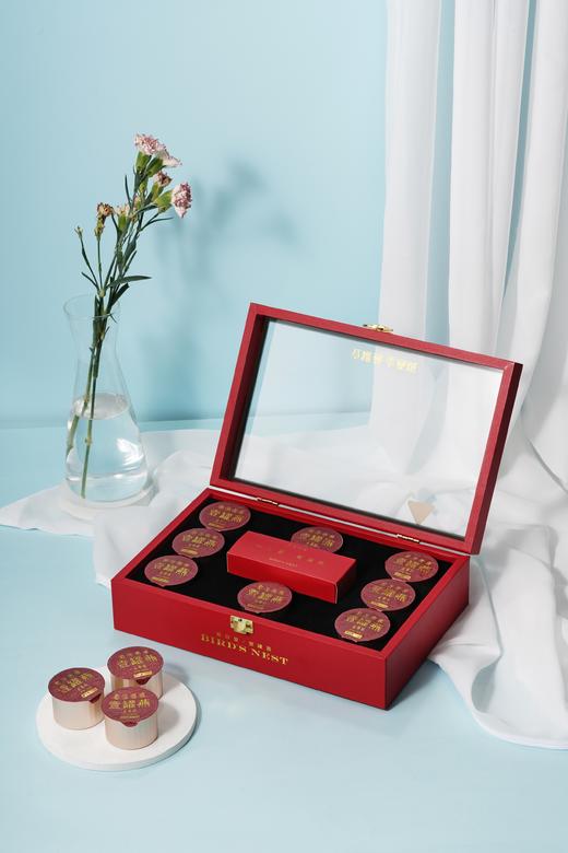 【壹罐燕】孕妇女人滋补品 鲜泡即冲燕窝1.5克*8罐/盒 红蓝礼盒装（无糖） 商品图6