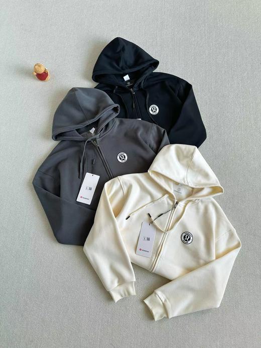 D121682单穿内穿都无敌连帽加绒拉链外套卫衣 商品图1