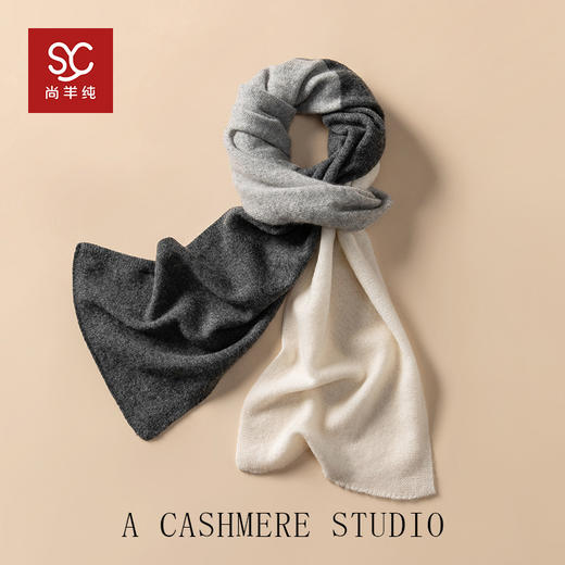 S.Y.C【云绒柔光】100 山羊绒通用简约百搭保暖围巾 商品图4