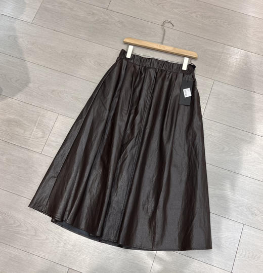 原单潮牌蛋白皮裙（裙长大约85cm左右）只有黑色❗️❗️❗️ 商品图3