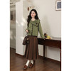 鹿向南【1220/20:00新品前1小时7折限量100件】复古绿毛衣 商品缩略图1