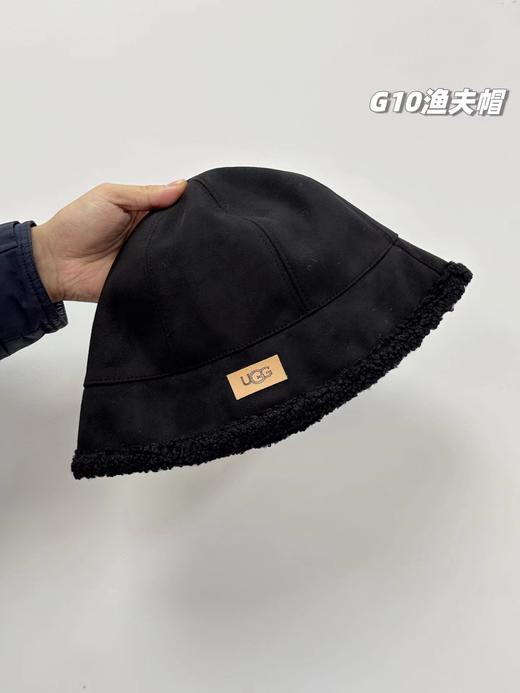 D121614麂皮绒加厚加绒款渔夫帽！加深加宽超显脸小秋冬素颜神帽 商品图6