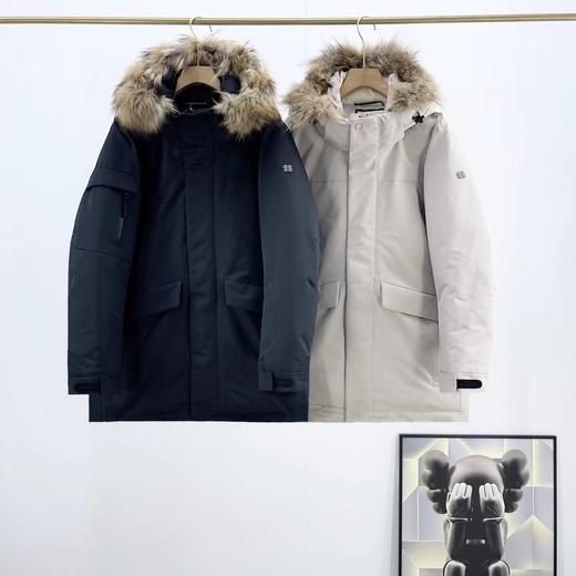 D121686保暖宽松厚款拉链防风防水派克羽绒服 商品图0