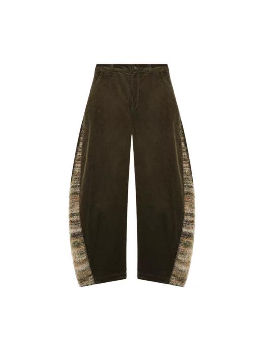 半圆/D57131199/灯芯绒侧面拼接亲肤柔软休闲长裤 商品图4