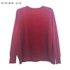 VIVIAN LIU薇薇安刘C2556302秋女装新款时尚圆领钉珠宽松毛衣 商品缩略图0