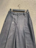 1216-5独家圆正 秋冬灰色系羊毛西裤 我穿40  轻盈的哦 商品缩略图8