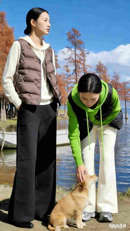 58L102羽绒V领背心，国标90绒子，鸭绒 商品图5