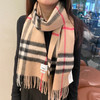 巴宝莉 经典羊绒格子围巾（DSX） 商品缩略图1