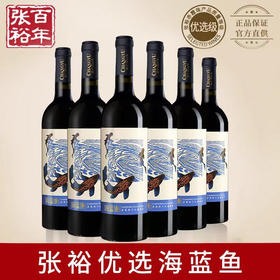 张裕海蓝鱼赤霞珠干红葡萄酒750ml*6