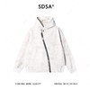 SDSA男士秋冬新款痞帅男装时尚扎染满天星斜拉链连帽卫衣外套百搭 商品缩略图0