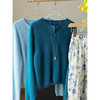 高货毛衣！230g加厚拉绒羊绒羊毛衫无缝圆领开衫毛衣女秋冬款！ 商品缩略图0