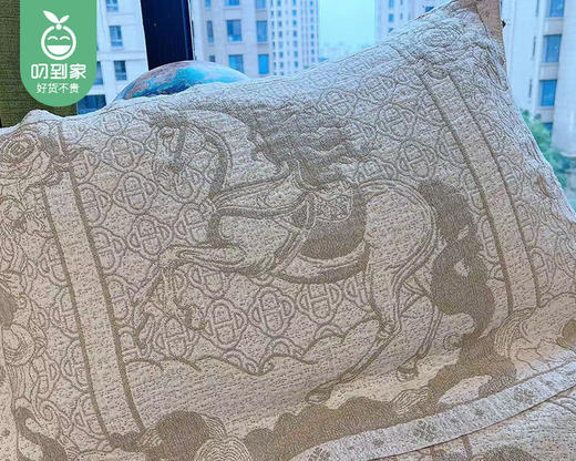 【预售-12月24日配送】喜达人罗布麻枕巾（花色随机）/1对（52*75cm±3cm） 商品图3