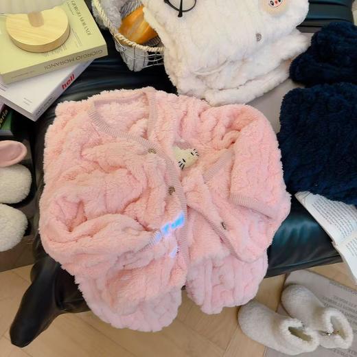 Laffey & Monkey儿童【加绒】秋冬家居服套装男童加厚法兰绒睡衣男宝保暖韩版套装80-160 商品图2