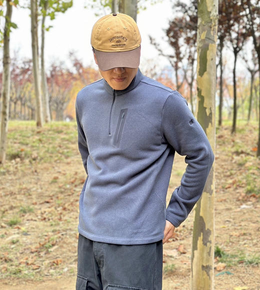 原单版本可隆Polartec男士半拉链抓绒长袖衫121602 商品图3