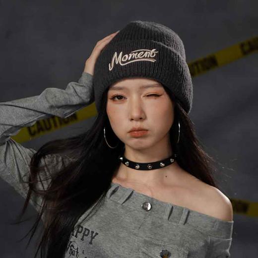 M83-9经典字母刺绣人气单品针织帽纪念日百货门店同款163993553 商品图4