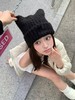 D121637冬日出片神器显脸小超可爱猫耳朵毛线帽子 商品缩略图5