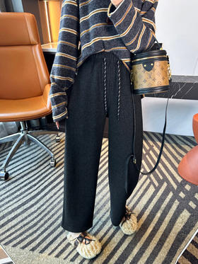 一条过冬！ 加绒加厚醋酸羊毛阔腿裤！