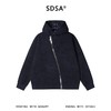 SDSA男士秋冬新款痞帅男装潮牌扎染斜拉链连帽卫衣外套百搭宽松 商品缩略图0