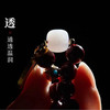 锦年鸿福【朱砂和田玉福牌手串】手感细腻光滑 寓意美好 时尚百搭，小小的手链 承载着满满的祝福 商品缩略图5