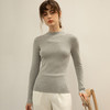 【全棉线洋气毛衣】秋冬款 半高领紧身针织衫 修身丝光棉长袖打底  商品缩略图7