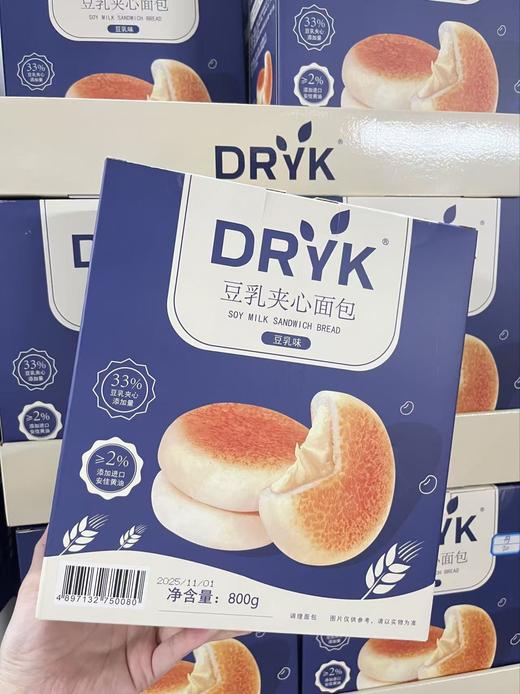 DRYK 迪瓦克豆乳夹心味面包800g   4897132750080 商品图0