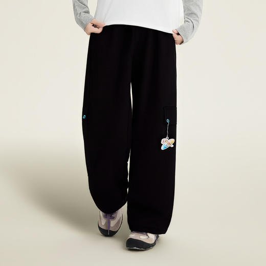 笛莎Deesha 童装女童裤子2026春新款休闲阔腿工装裤 商品图0