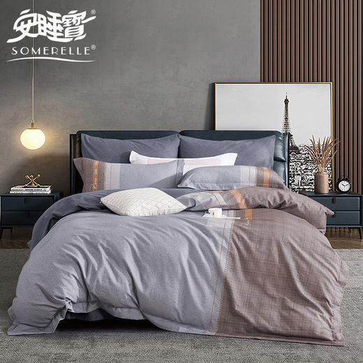 【春上新】10楼 安睡宝 磨毛印花四件套 吊牌价：2399 -2599 元 活动价499-699元 商品图0