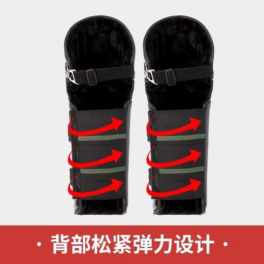 代驾护膝冬季装备加绒加厚保暖防寒骑车骑行电动车防风皮护腿 商品图5