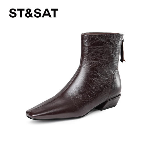 【绒里可选】星期六高级感优雅法式气质短靴SSD4116Y94/SSD4118YJV 商品图6