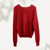 【伯妮斯茵】红色羊毛针织衫--帷幔的圣事--《因汉而生--哥特》6E6142 商品缩略图1