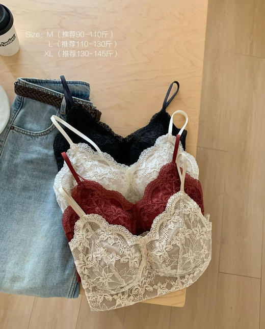 🔥2025最美吊带~大爆款，⚠秋冬也可以穿的不臃肿‼️设计师高定蕾丝吊带背心👍 【高定提花蕾丝吊带3209】秋衣/内衣‼️二合一保暖背心打开了我的新世界大门🤫 商品图5