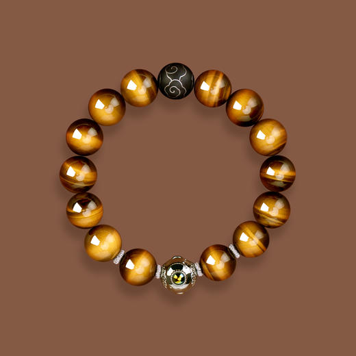 好运连珠 虎眼石斗姆手串 商品图5