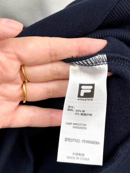 D121663简约大气有质感撞色拼接半拉链加绒卫衣 商品图7