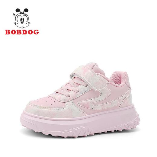 巴布豆女童鞋子2025冬季新款皮面防水女孩板鞋休闲软底儿童运动鞋 商品图4
