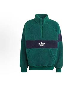 229.9元 三叶草套头半拉链羊羔绒 566050-HD（线上线下同步在售不保证有货，介意勿拍）