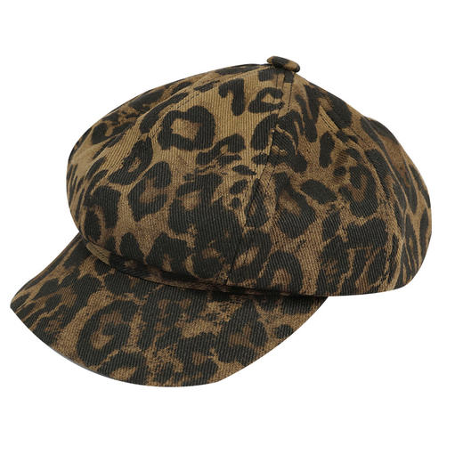 大豹纹八角帽潮流百搭女款豹纹帽子-纪念日百货门店同款161894383 商品图4