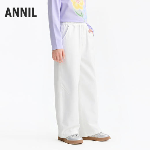 女童全腰梭织裤春季新款安奈儿童装EG616653 商品图1