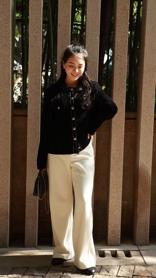 糯感云朵|设计感抽绳直筒裤 商品图6