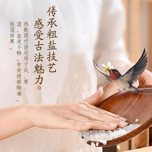 宜盐行 颈肩型电加热敷盐包 海盐热敷包护肩护颈椎艾盐包 电加热理疗盐袋 粗盐袋颈肩型海盐热敷袋 商品图4