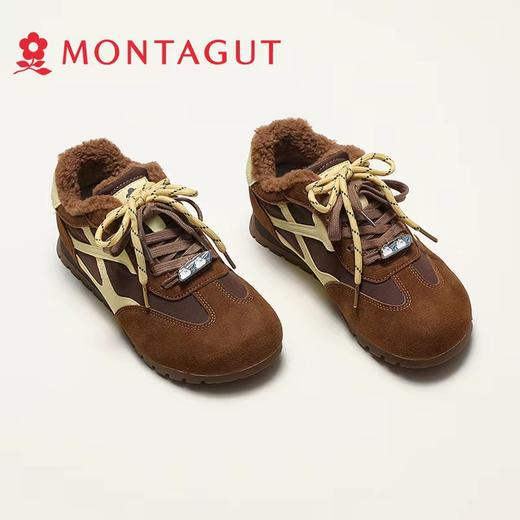 D121690厚底阿甘女加绒新款德训百搭运动休闲鞋 商品图4