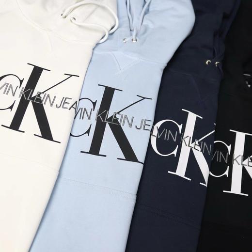 D121670字母刺绣+印花柔软舒适情侣连帽卫衣 商品图1