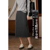米思阳羊毛醋酸半身裙  完美长度 一条过冬 2025米思阳冬季新品优雅冬季百搭直筒半身裙5589 商品缩略图4