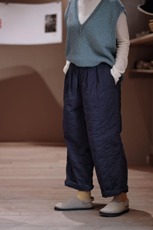 两色薄棉裤 商品图7