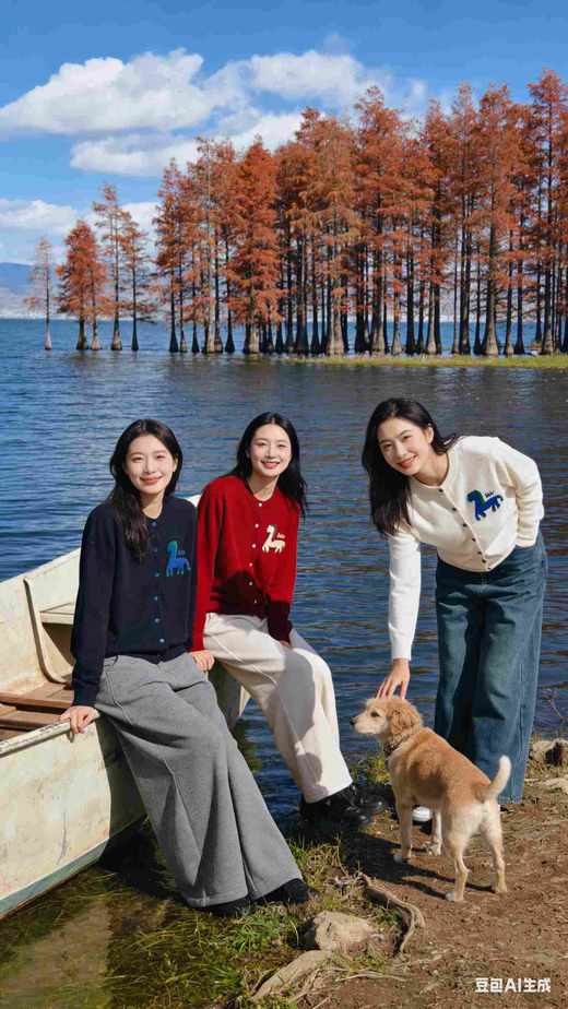 58G880全毛马到成功开衫毛衣 商品图3