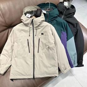 D121609冬季新款户外防水情侣款连帽棉服外套