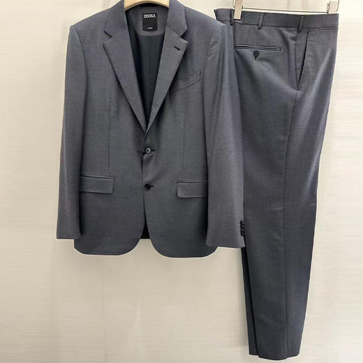 ZEGNA 杰尼亚 男士 Trofeo 羊毛西服套装 灰色 222686A2 221225 商品图0
