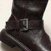 D121688厚底骑士靴女双口袋英伦风复古马丁靴短靴 商品缩略图7