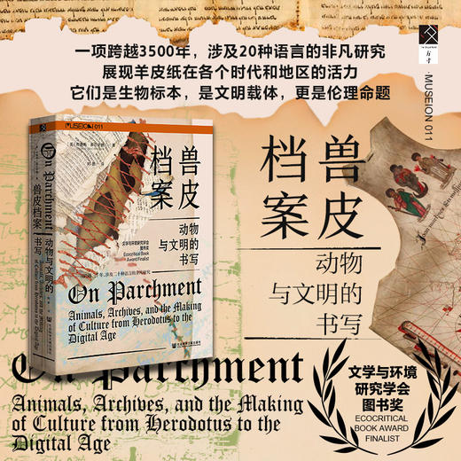 【现货】兽皮档案：动物与文明的书写 方寸 鲁斯·霍尔辛格 著;阿番 译 社会科学文献出版社 书籍史 阅 商品图0